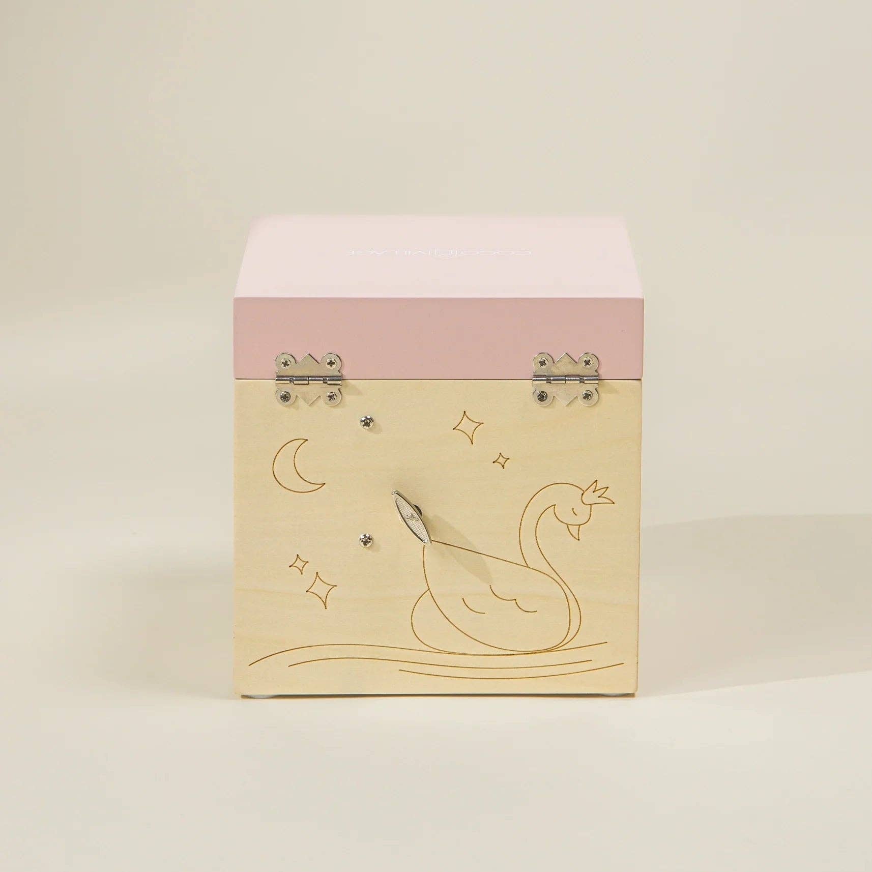 Spieluhr aus Holz mit Ballerina-Melodie | Mit der Melodie von Schwanensee