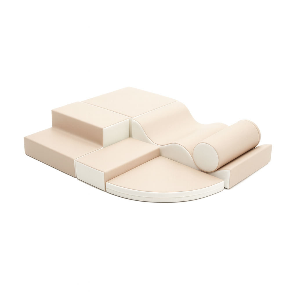 Soft Foam Beige - Play Blocks 6-piece Set