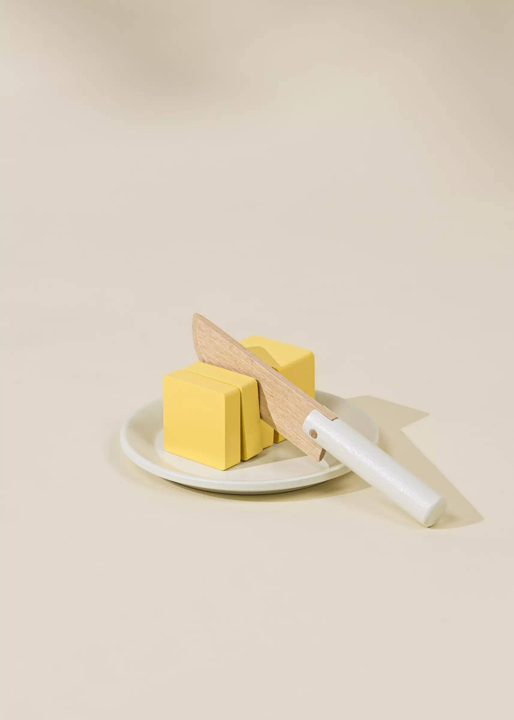 Wooden Toaster Playset | Play toaster with spring bread and butter accessories