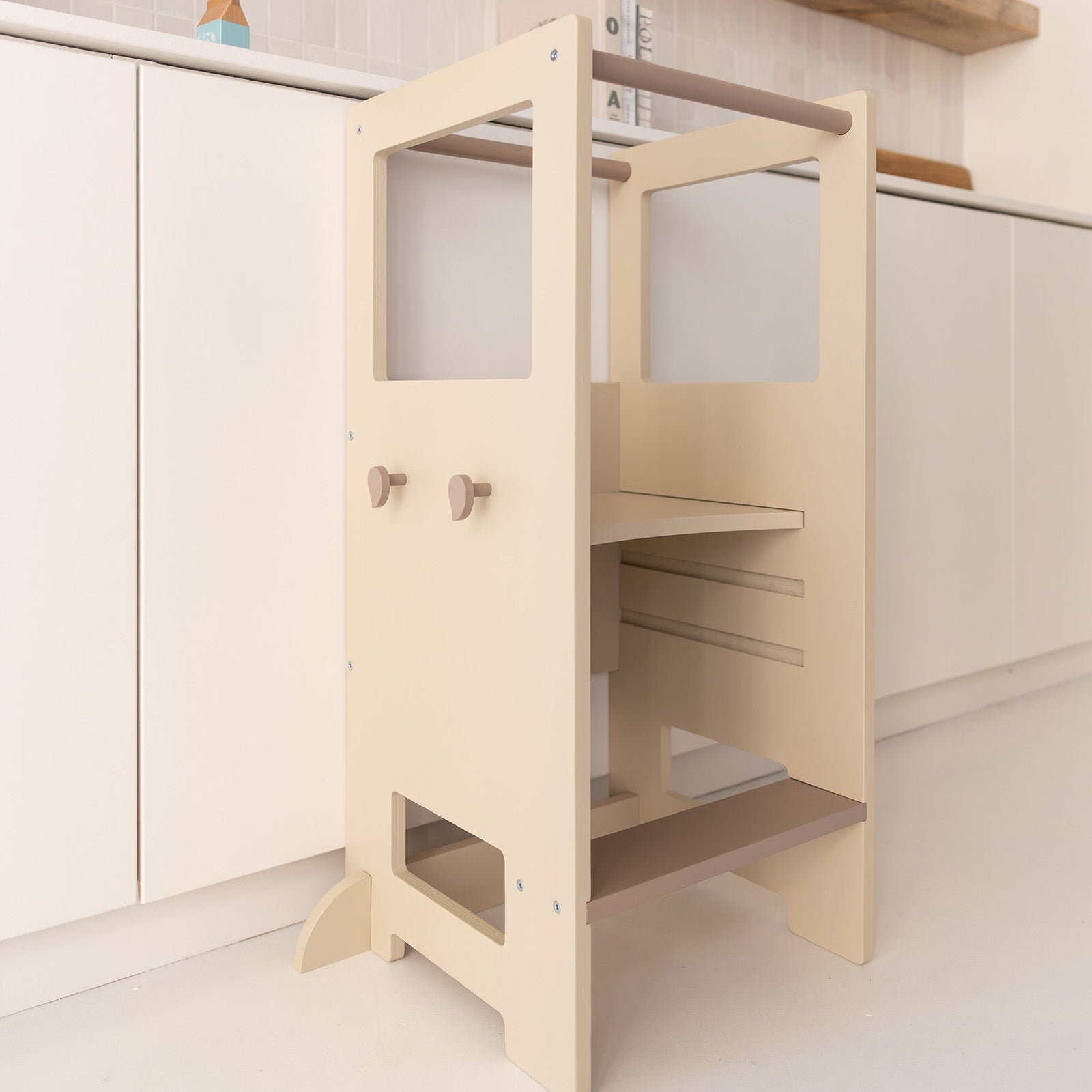 Babiem® Lernturm Fay | Verstellbarer Küchenhelfer