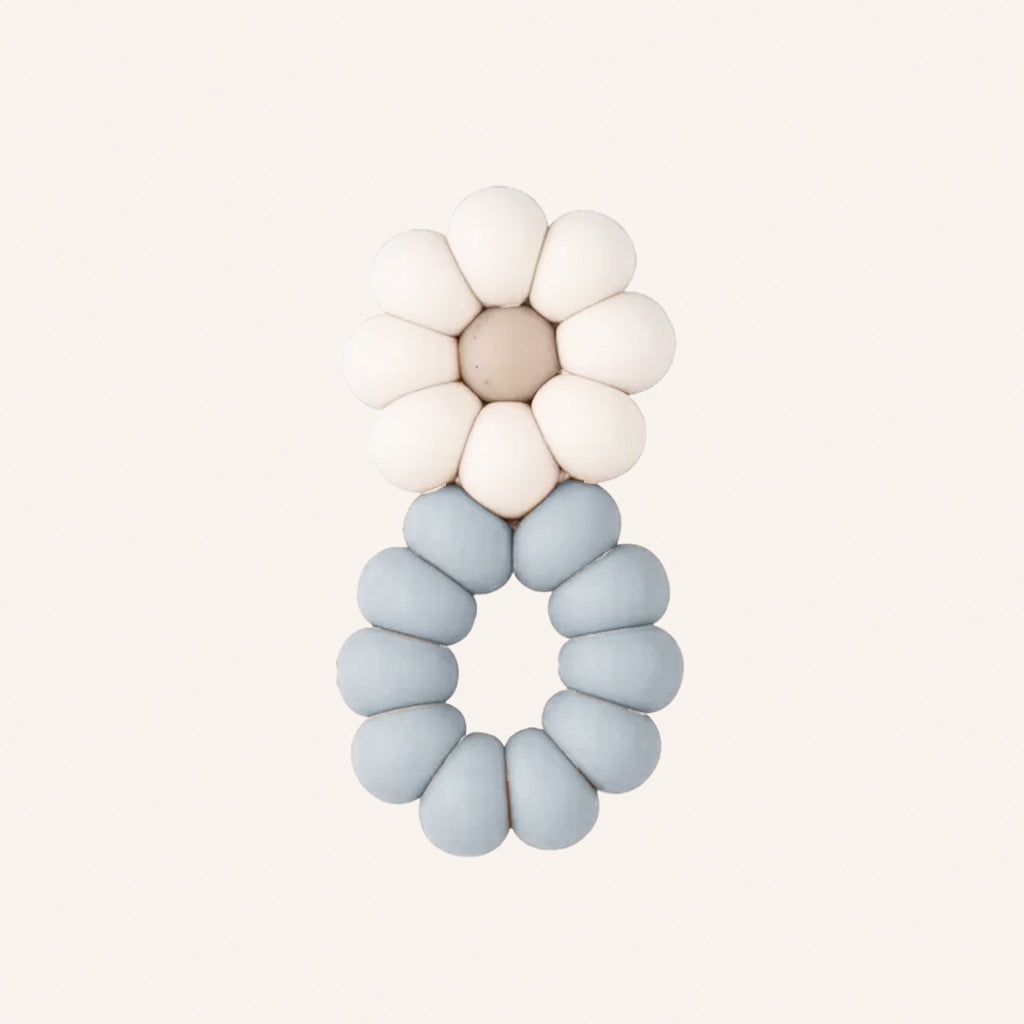 Daisy Blue BPA-freier Silikon-Beißring