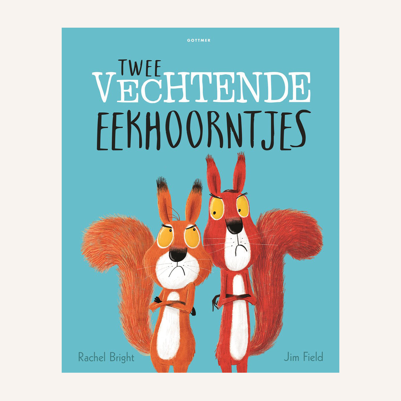 Zwei kämpfende Eichhörnchen | Buch