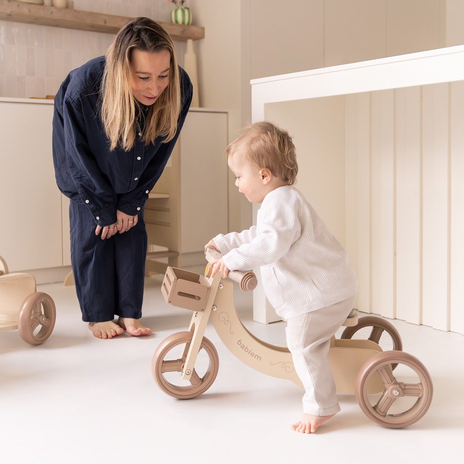 Babiem® 2-in-1 Laufrad James | Einstellbar von 3 auf 2 Räder