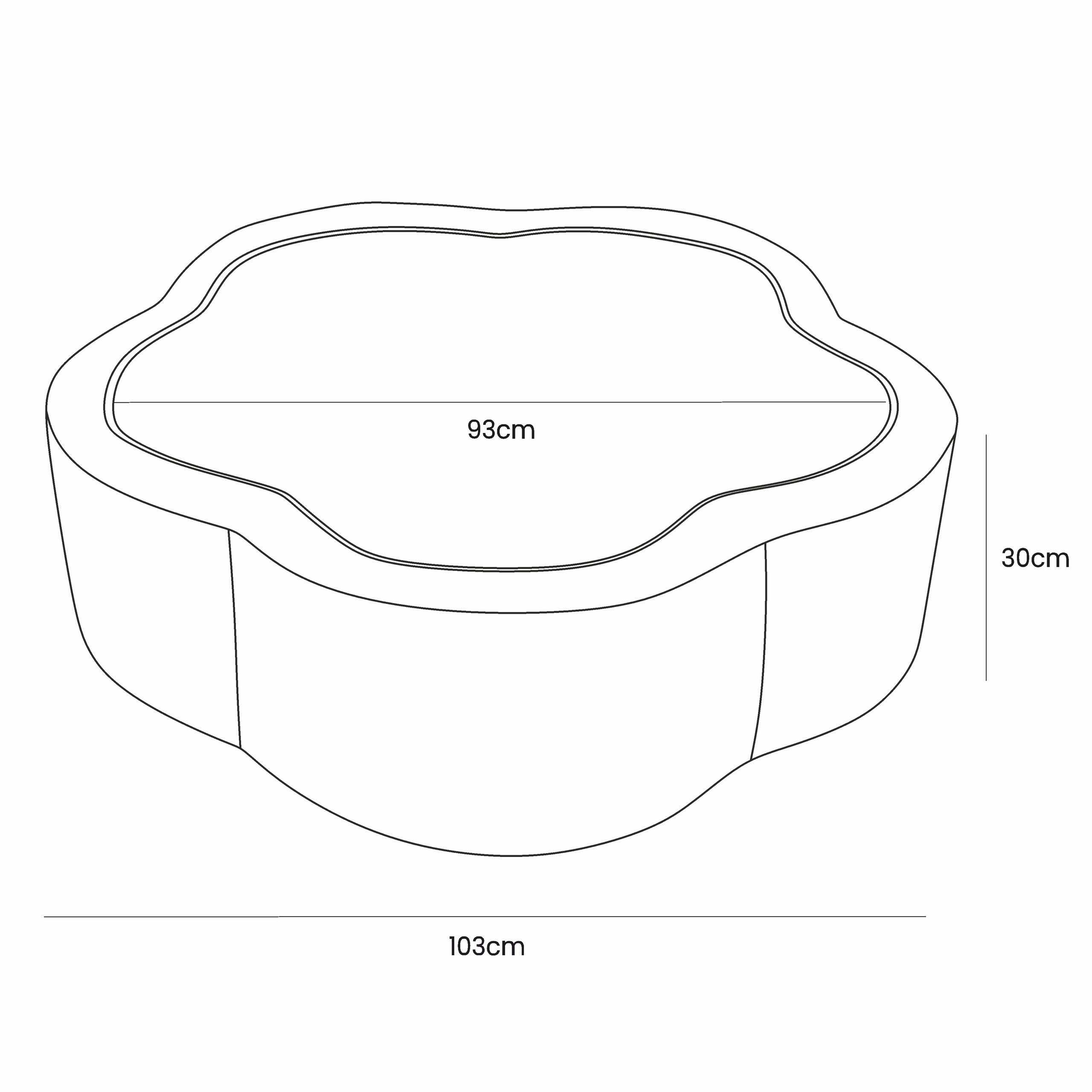Foam Baby Ball Pit - Aesthetic Vanilla Flower