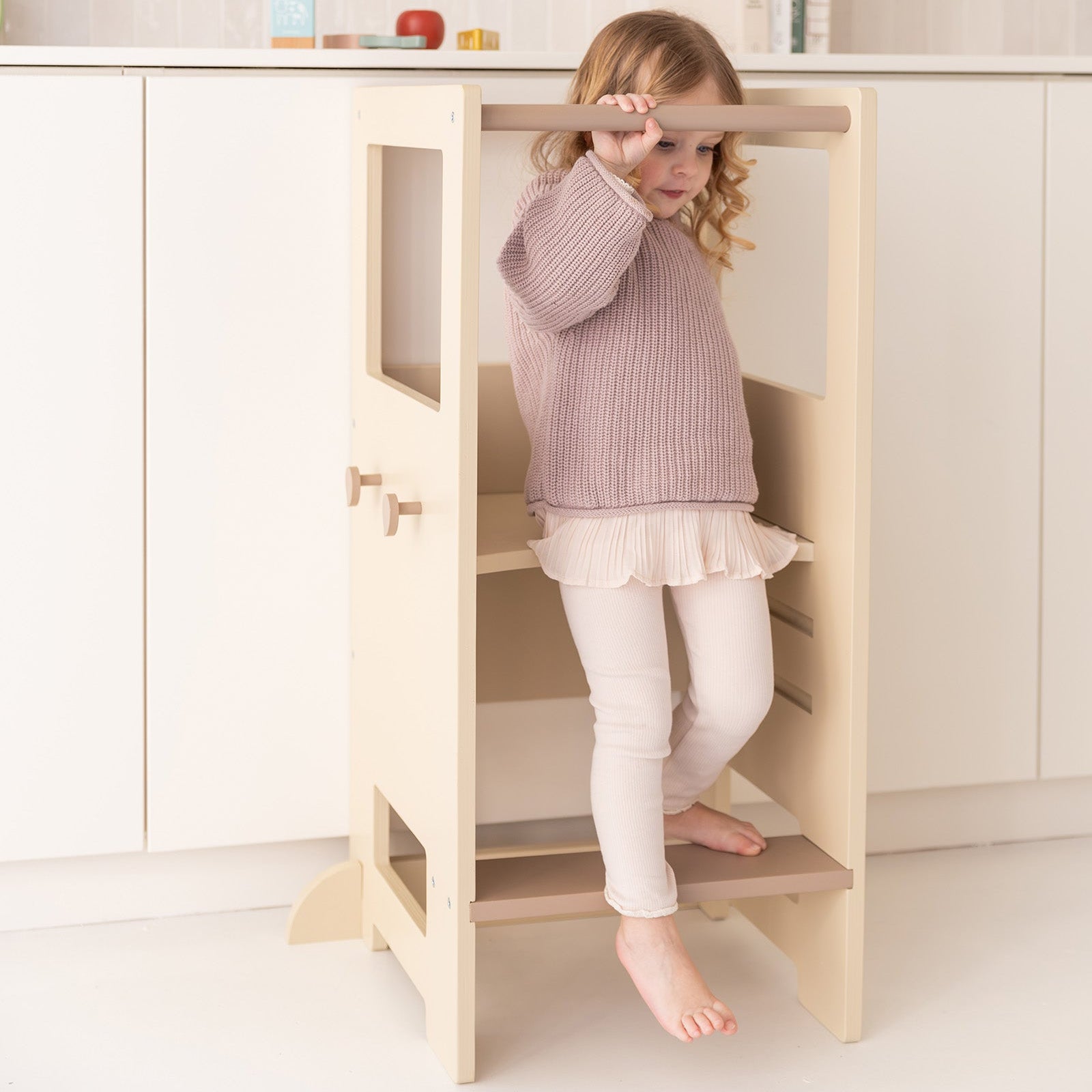 Babiem® Lernturm Fay | Verstellbarer Küchenhelfer