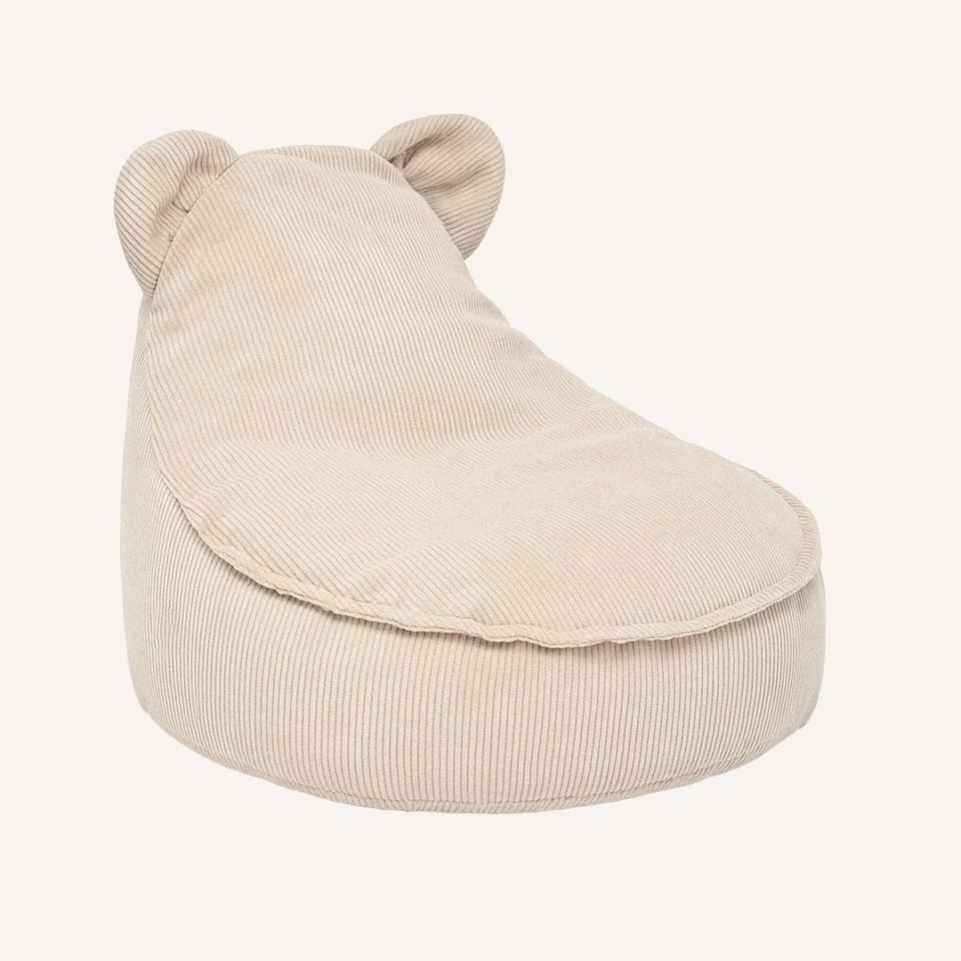 Cord Beige Teddy – Sitzsack
